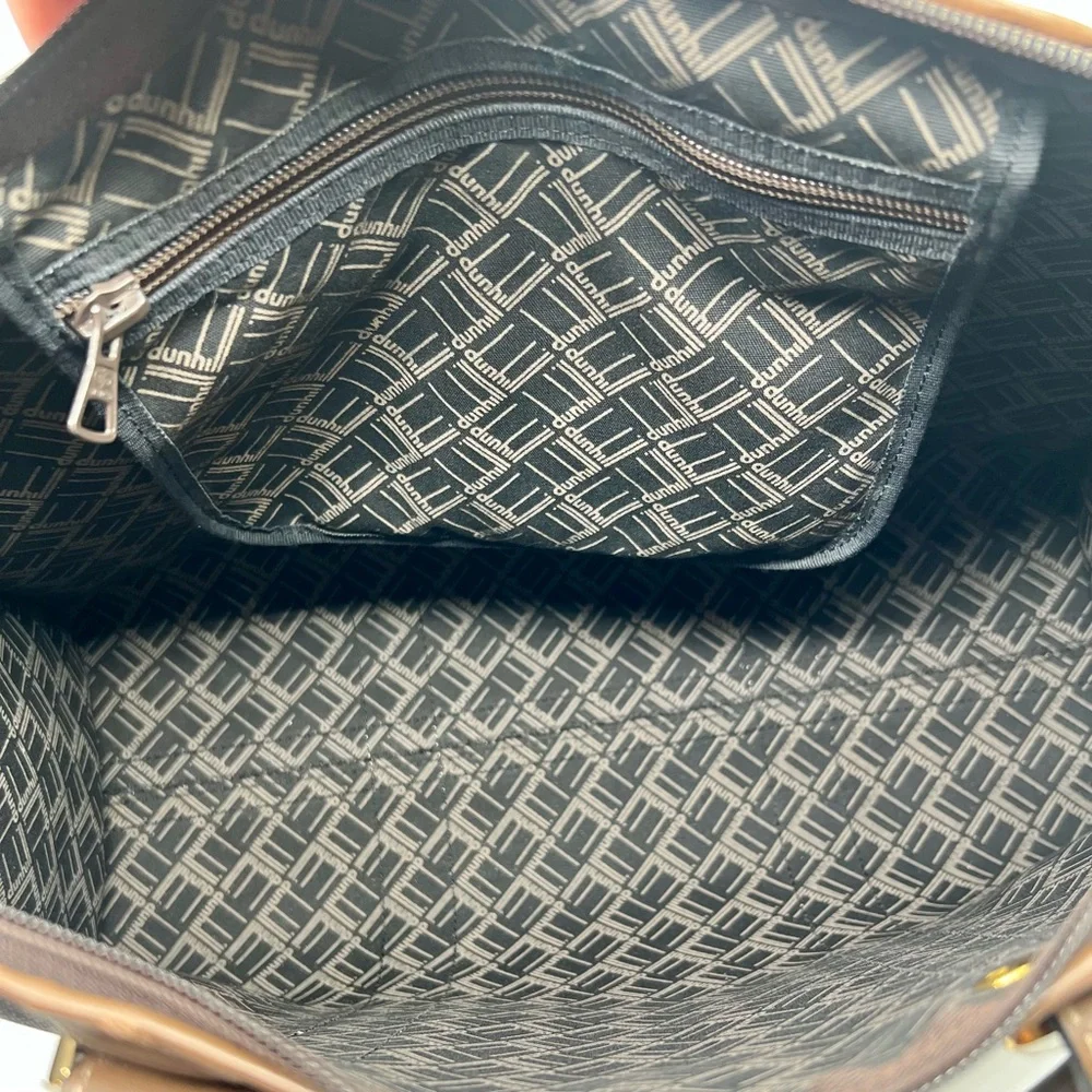 Dunhill Black and Brown Travel Bag